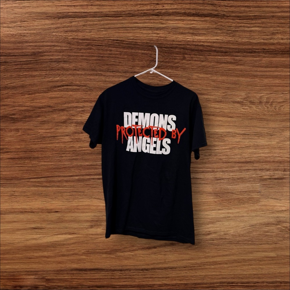 Demons Protected By Angels Nav x Vlone T-Shirt